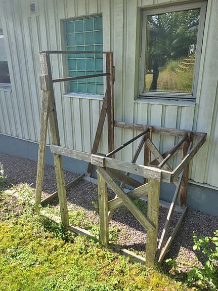 Träställning för chins och dips