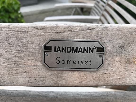 Landmann Somerset trädgårdsstolar i teak