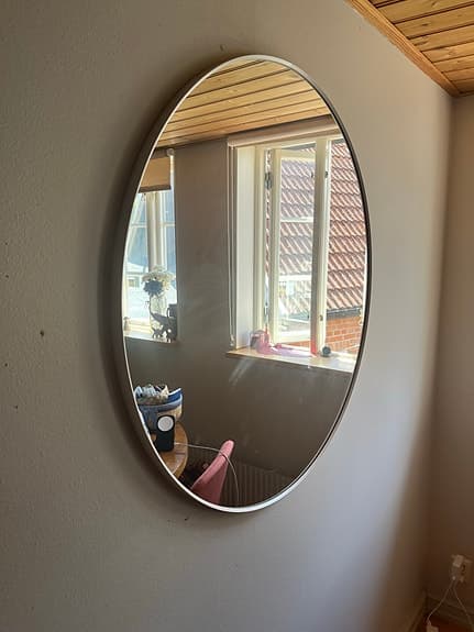 Rund IKEA LINDBYN spegel (80 cm) – Toppskick!