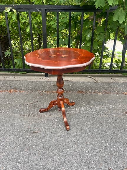 SIDOBORD INTARSIA, MAHOGNY, 1900-TAL.