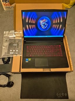 MSI Thin GF63 12VE gaming laptop