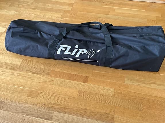 FlipZ H10 Airtrack 5m gymnastikmatta vit/svart