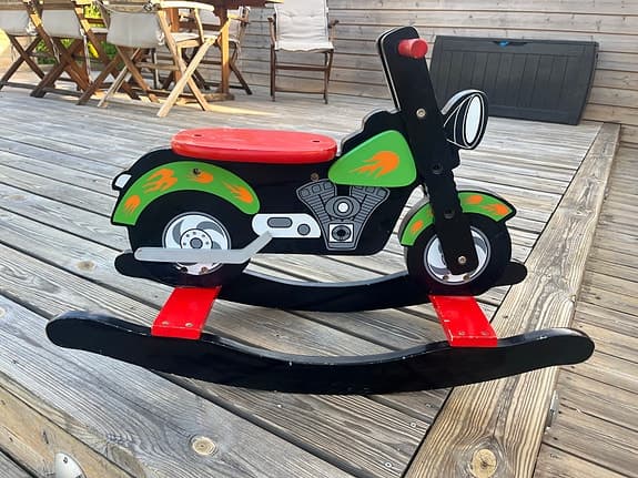 Baby Born gunghoj / gunghäst motorcykel