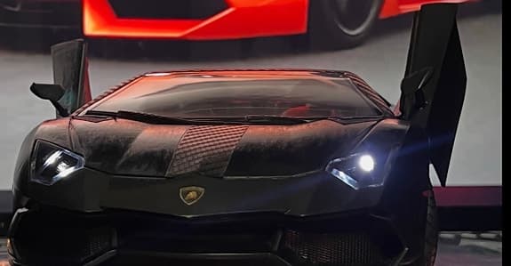 Lamborghini Aventador 1:8 Eltak Jet Matt Carbon Color Större RC Ny Batteri