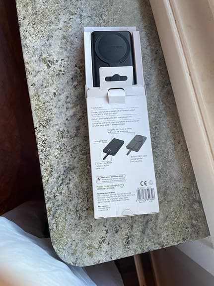 Magnetisk Powerbank 10 000 mAh Sandstrøm ⚡