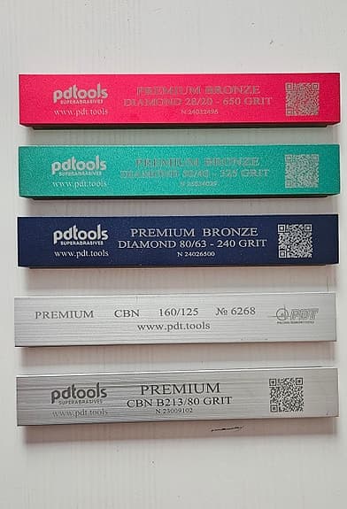 pdtools slipsten diamant/CBN set knivslip