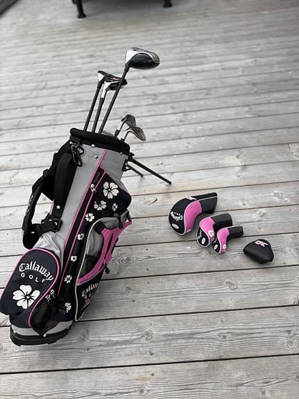 Callaway Golf Junior Set för tjejer – Komplett vänsterhänt set