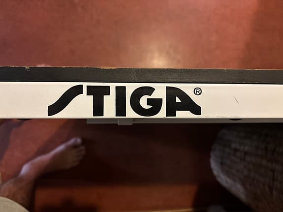 Stiga mini bordtennis grönt hopfällbart