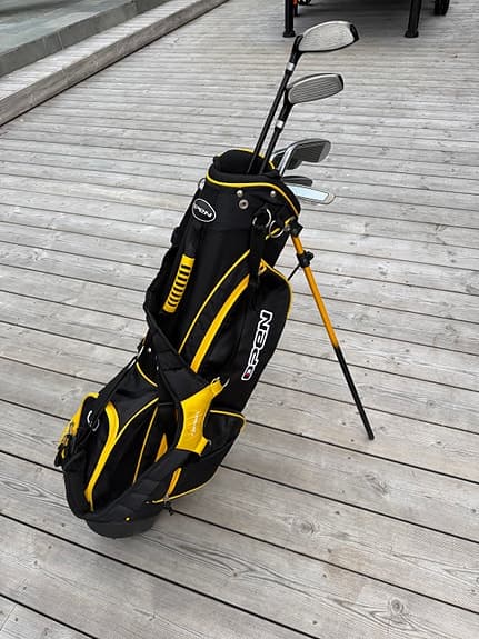 Open Golf Junior Set – Komplett högerhänt set med bag