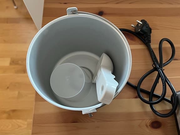 Severin glassmaskin med kompressor rostfri