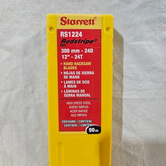 100st Bågfilsblad från Starrett (RS1224)
