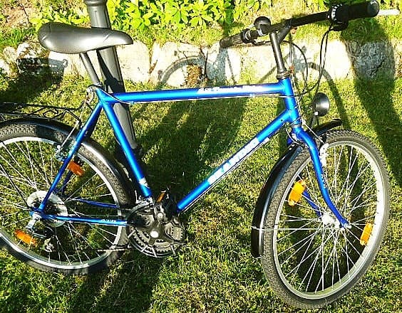 Scandic, All Terrain Bike, herrcykel, 26 tum hjul, 21 Växlad, blå metallic