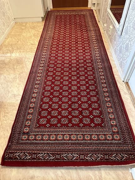 &Tradition Amina matta gångmatta röd 80x500 cm