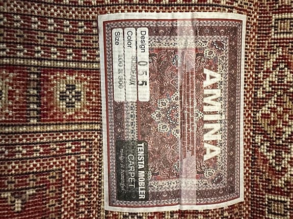 &Tradition Amina matta gångmatta röd 80x500 cm