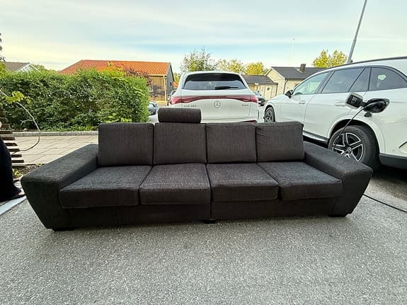 Svart Soffa från MIO, 4-sits