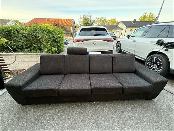 Svart Soffa från MIO, 4-sits