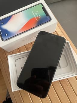 Apple iPhone X mobil 64 GB svart