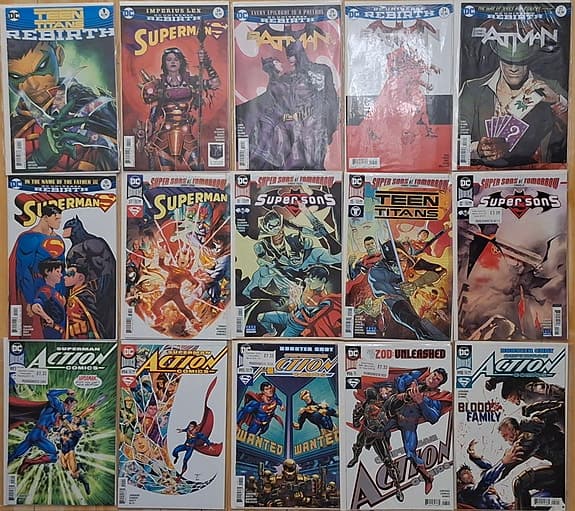 DC Comics - Rebirth - Superman, Batman, Super Sons, Action Comics