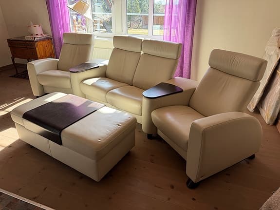 Stressless Wave Sector 1-2-1 soffa hemmabio hög rygg