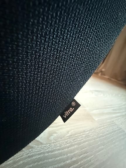 Vitra Verner Panton fåtölj svart