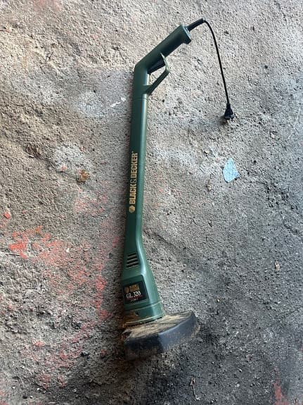 Black & Decker grästrimmer grön