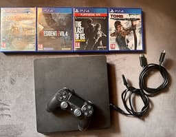 Sony PlayStation 4 slim konsol med handkontroll