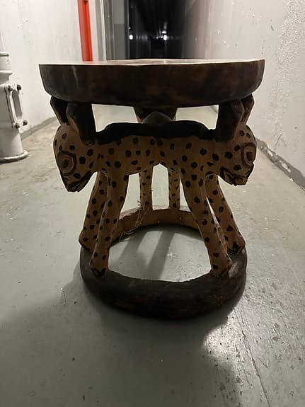 Afrikansk pall med leoparder