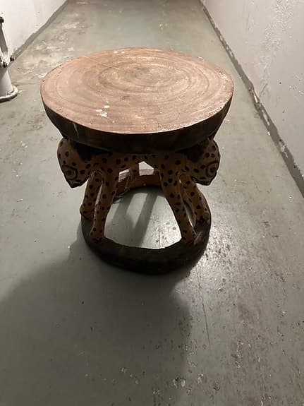 Afrikansk pall med leoparder