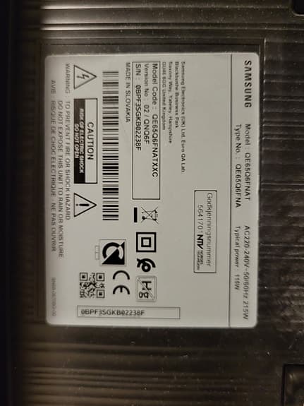 TV-apparater säljes – Samsung & LG 65”