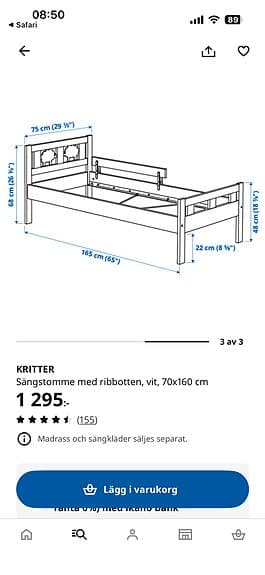 Kritter - Barnsäng