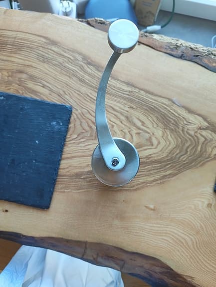 Kaffekvarn rostfritt stål - knappt använd