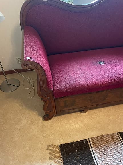 Vacker soffa, utdragbar