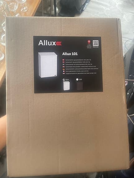 Allux 101 postlåda vit