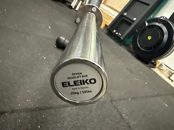 Eleiko Öppen Deadlift Bar skivstång