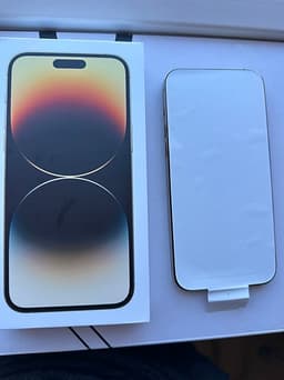 iPhone 14 Pro Max 128GB Gold – Nyskick – Komplett i kartong