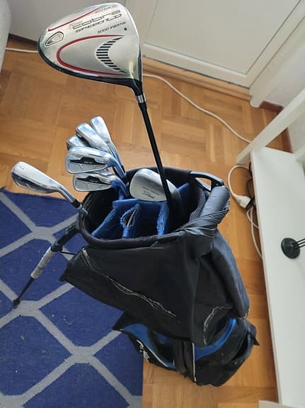 Cobra Speed LD driver + Cleveland 588-MT järnklubbor med golfbag