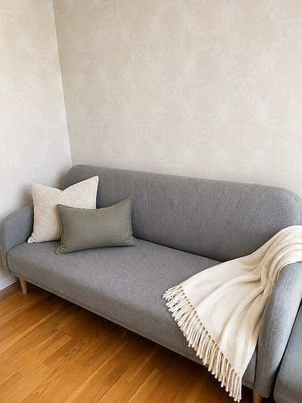 IKEA soffa grå 3-sits Aage Petersen design