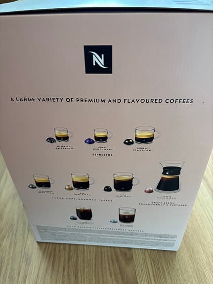 Nespresso Vertuo Next kapselmaskin Svart