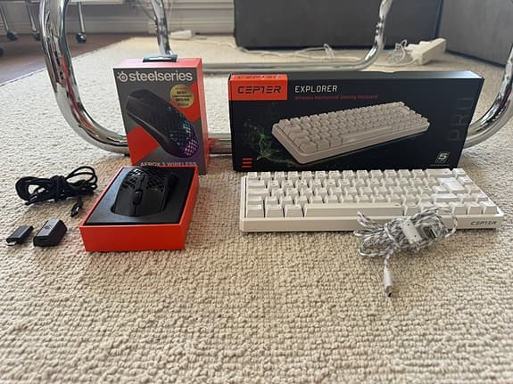 SteelSeries gamingmus Aerox 3 Wireless trådlös