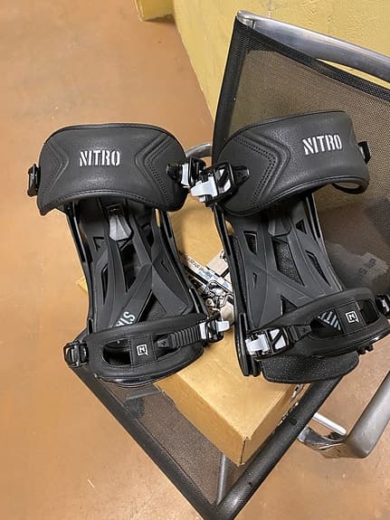 Nitro snowboardbindningar svart