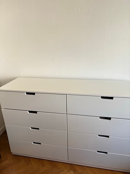 Vit byrå NORDLI IKEA