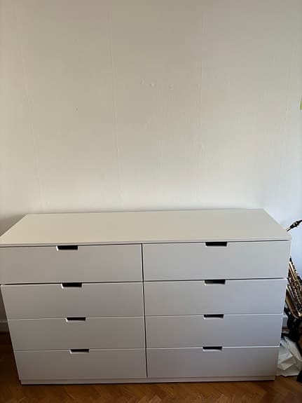 Vit byrå NORDLI IKEA