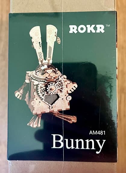 ROKR Bunny 3D-träpussel music box