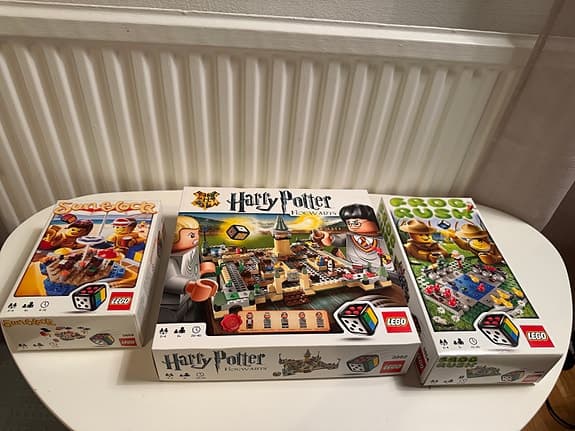 3 LEGO Games Sällskapsspel – Harry Potter, Sunblock & Frog Rush