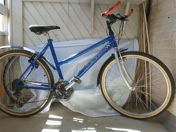 Crescent mountainbike 26" XL kvinna blå