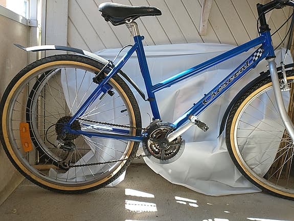 Crescent mountainbike 26" XL kvinna blå