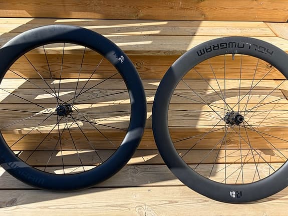 Hollowgram 64 kolfiber hjulset racer Skivbroms