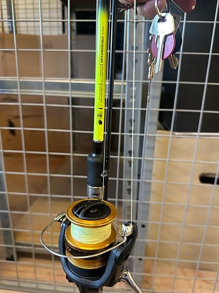 Daiwa Crossfire haspelspö med rulle