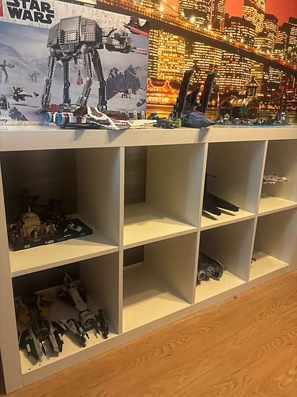 LEGO Star Wars samling med rymdskepp och fordon