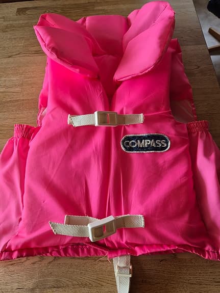 Compass flytväst barn 30–40 kg rosa